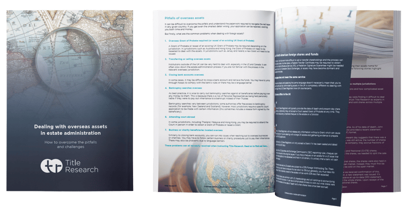 Overseas assets guide